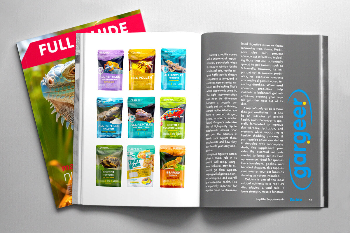 A Comprehensive Guide to Gargeer’s Reptile Supplements