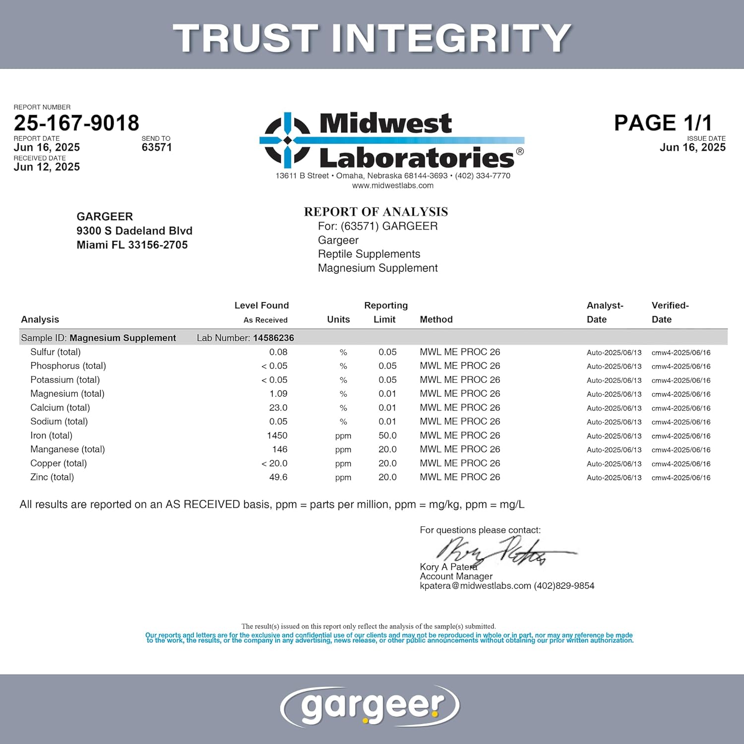 'Magnesium & Calcium' Supplement for All Reptiles | Dual Mineral Support for Strong Bones, Muscle & Nerves Function | Chelated Magnesium for Better Absorption | 3oz | Made in USA. Emjoy!