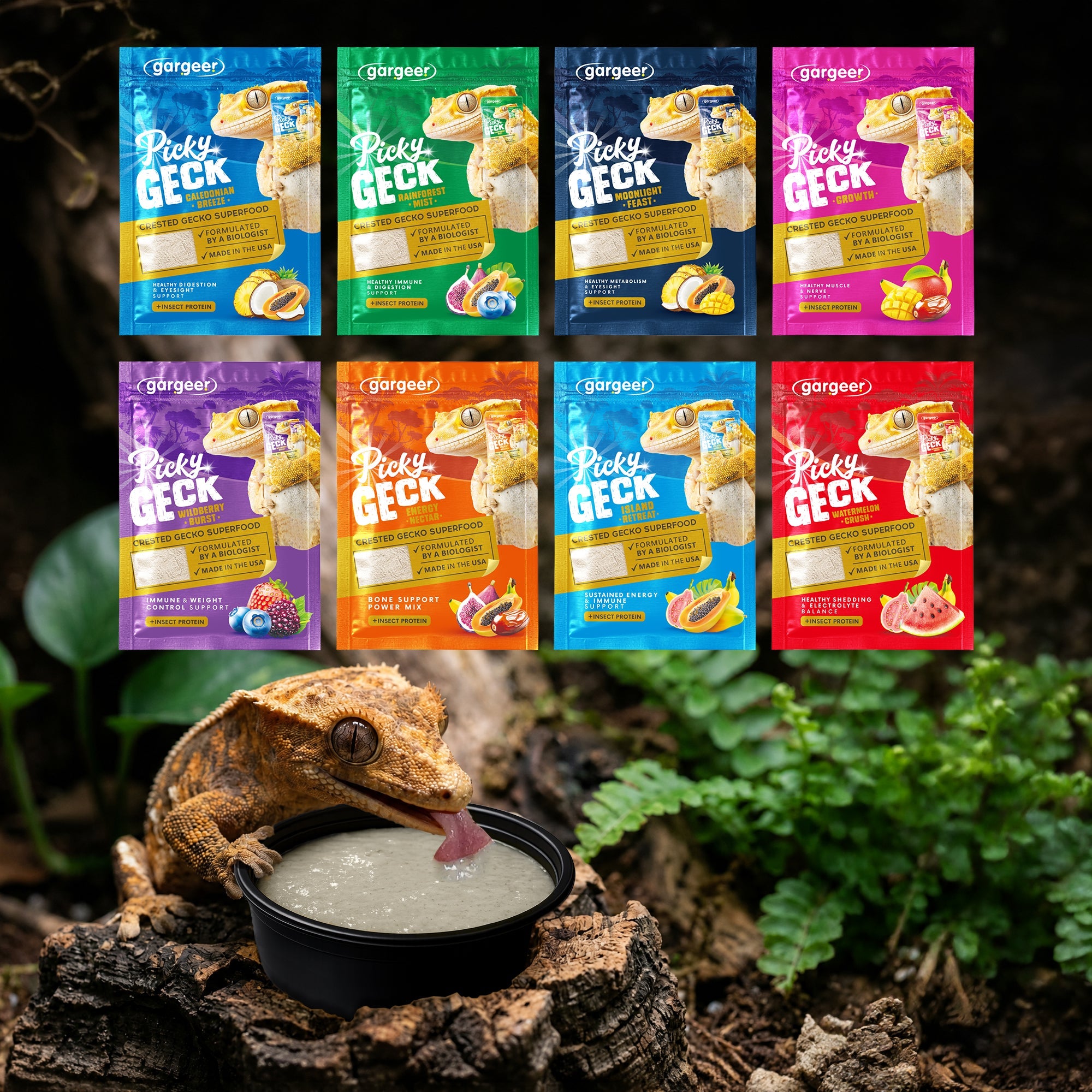 Picky Geck' - 8 Flavors Discovery Kit