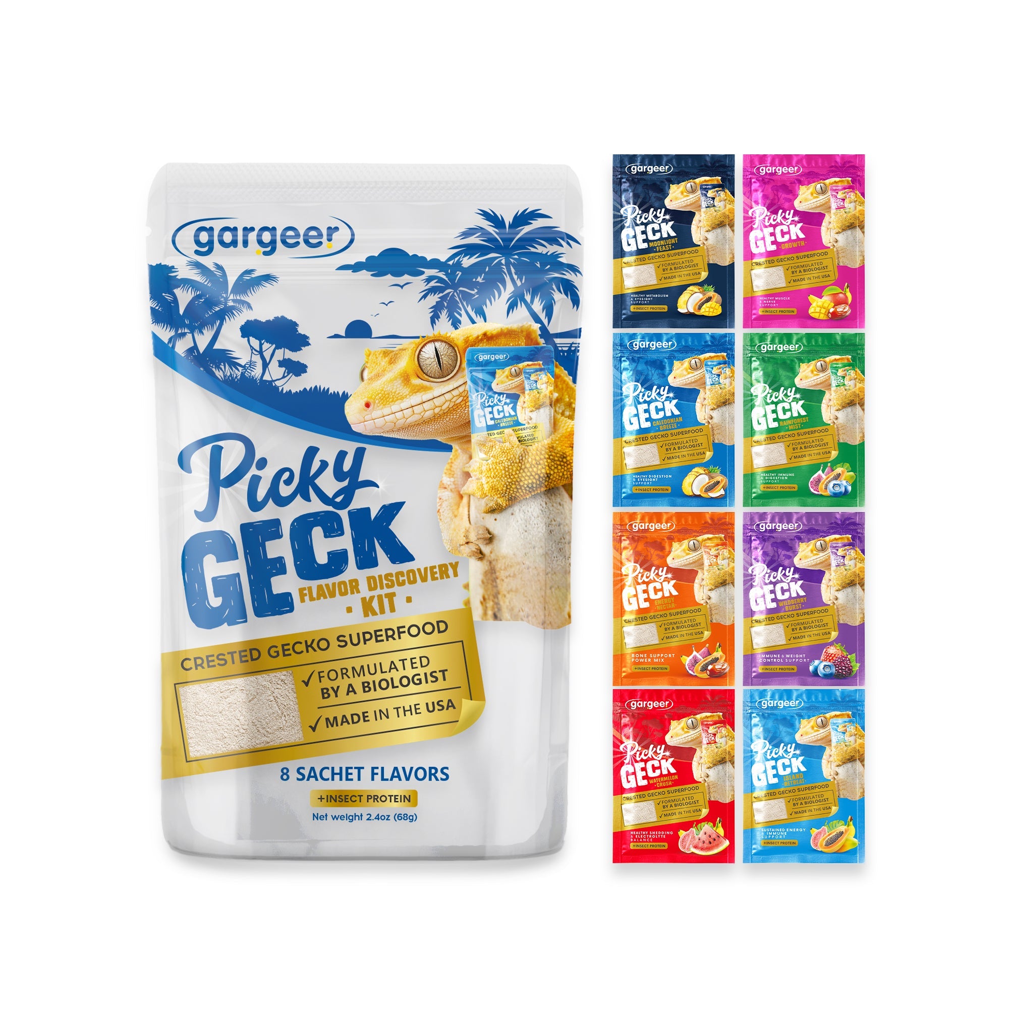 Picky Geck' - 8 Flavors Discovery Kit