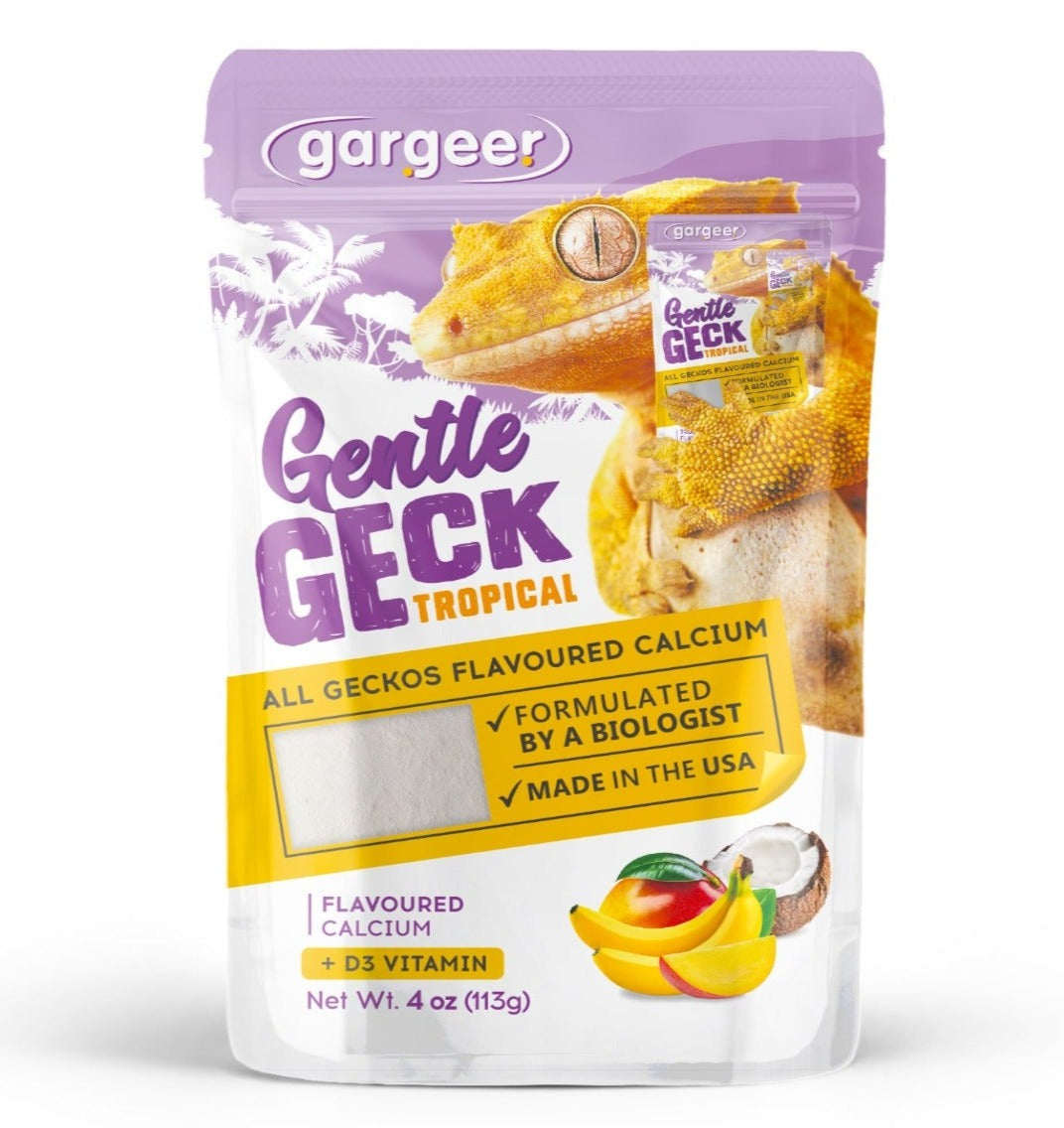 Gargeer 4oz Gecko Calcium with or without Vitamin D3