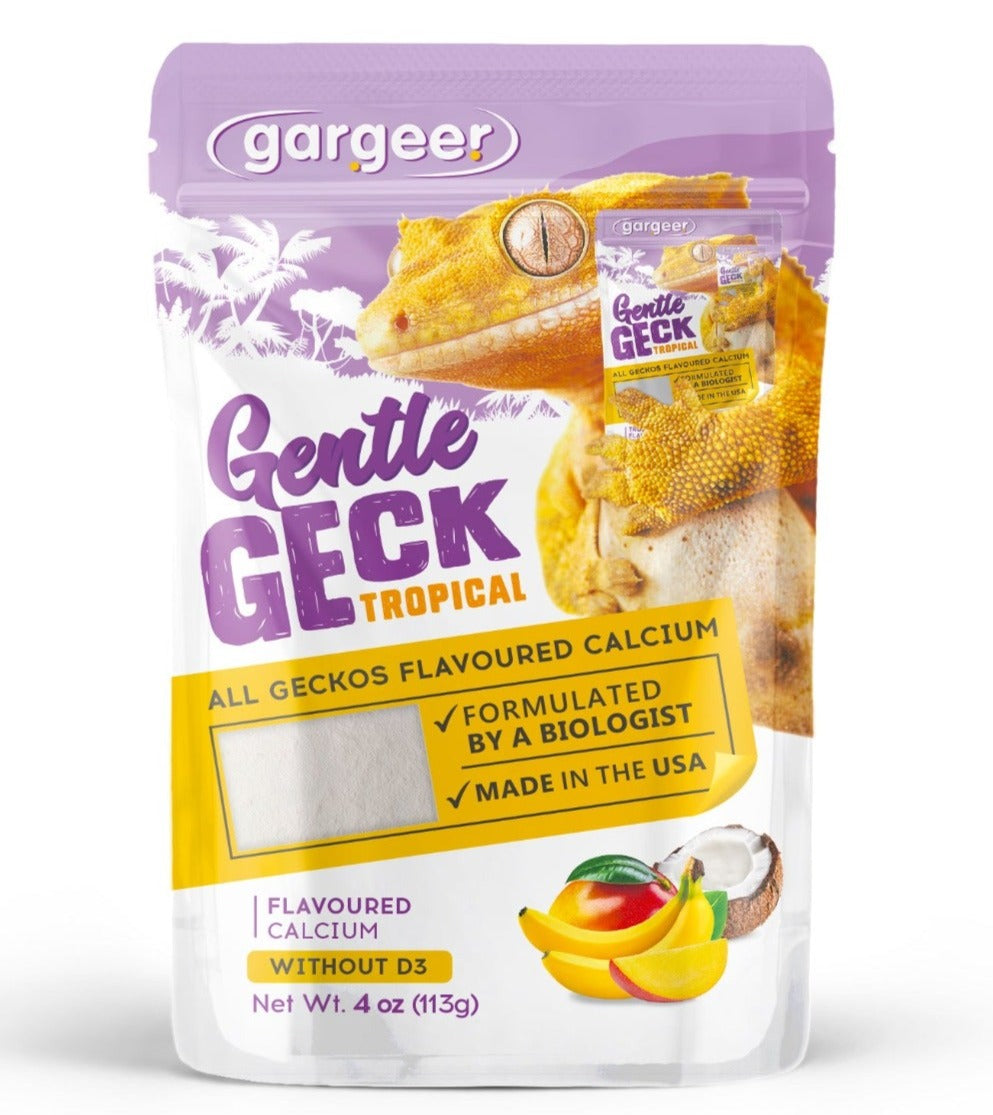 Gargeer 4oz Gecko Calcium with or without Vitamin D3