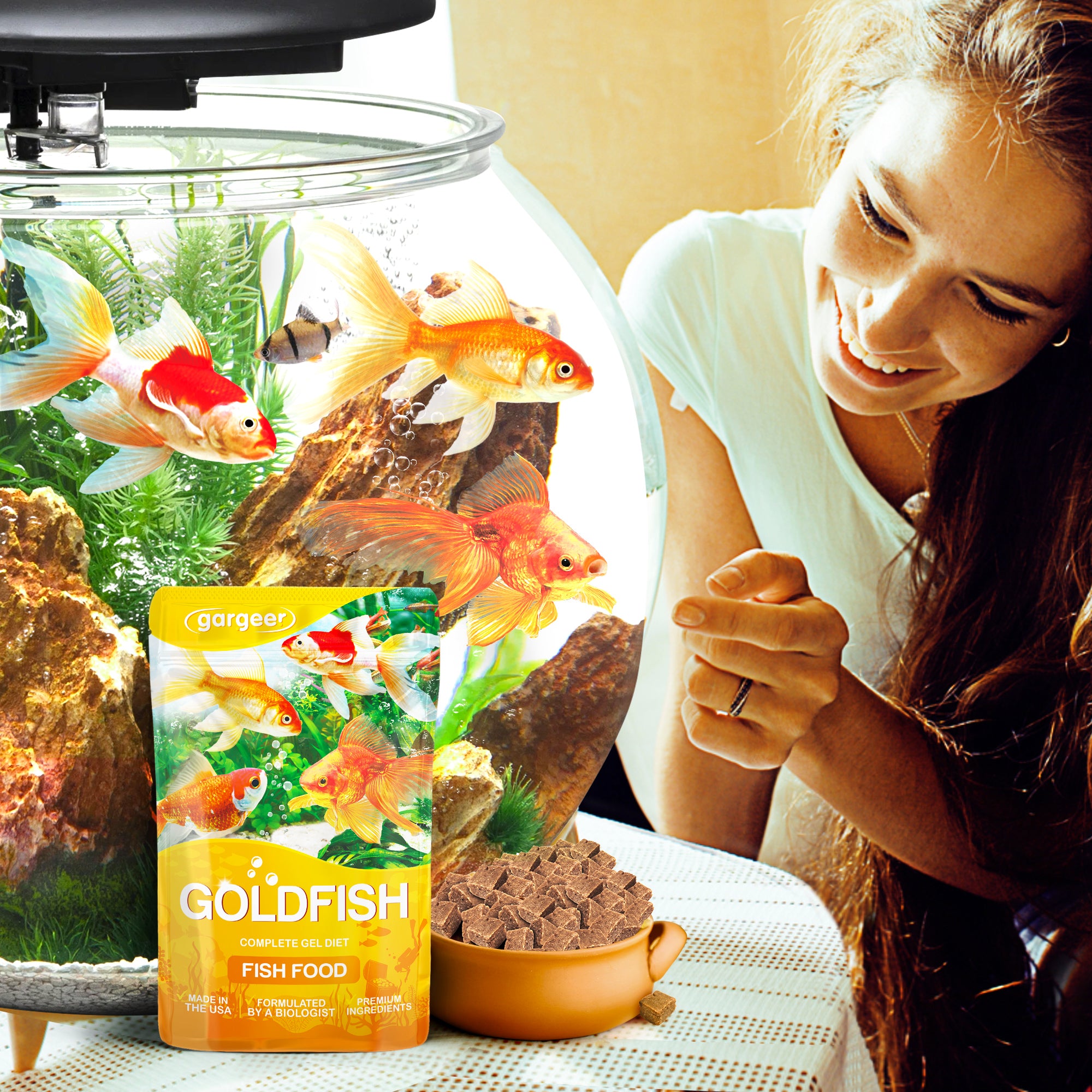Gargeer 3oz Goldfish Food
