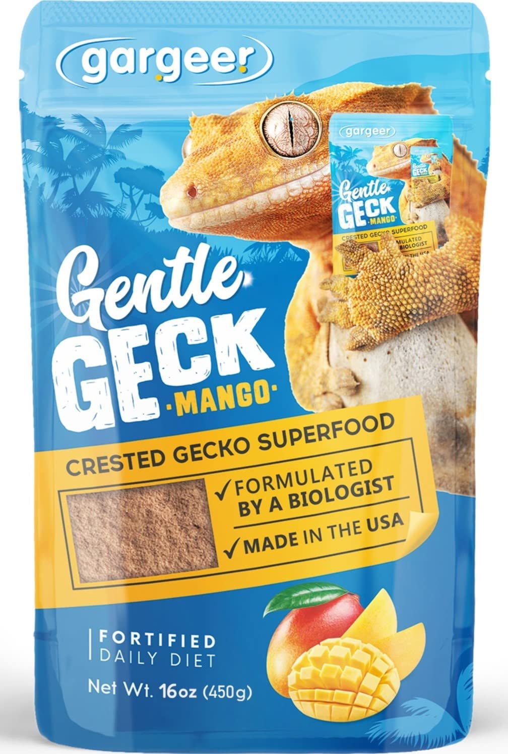 Complete Crested Gecko Food Diet Mango
