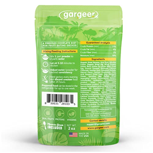 Complete Crested Gecko Food Diet Fig