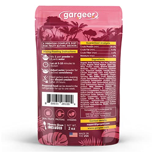 Complete Crested Gecko Food Diet Papaya