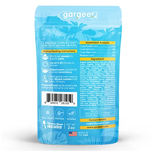 Complete Crested Gecko Food Diet Mulberry