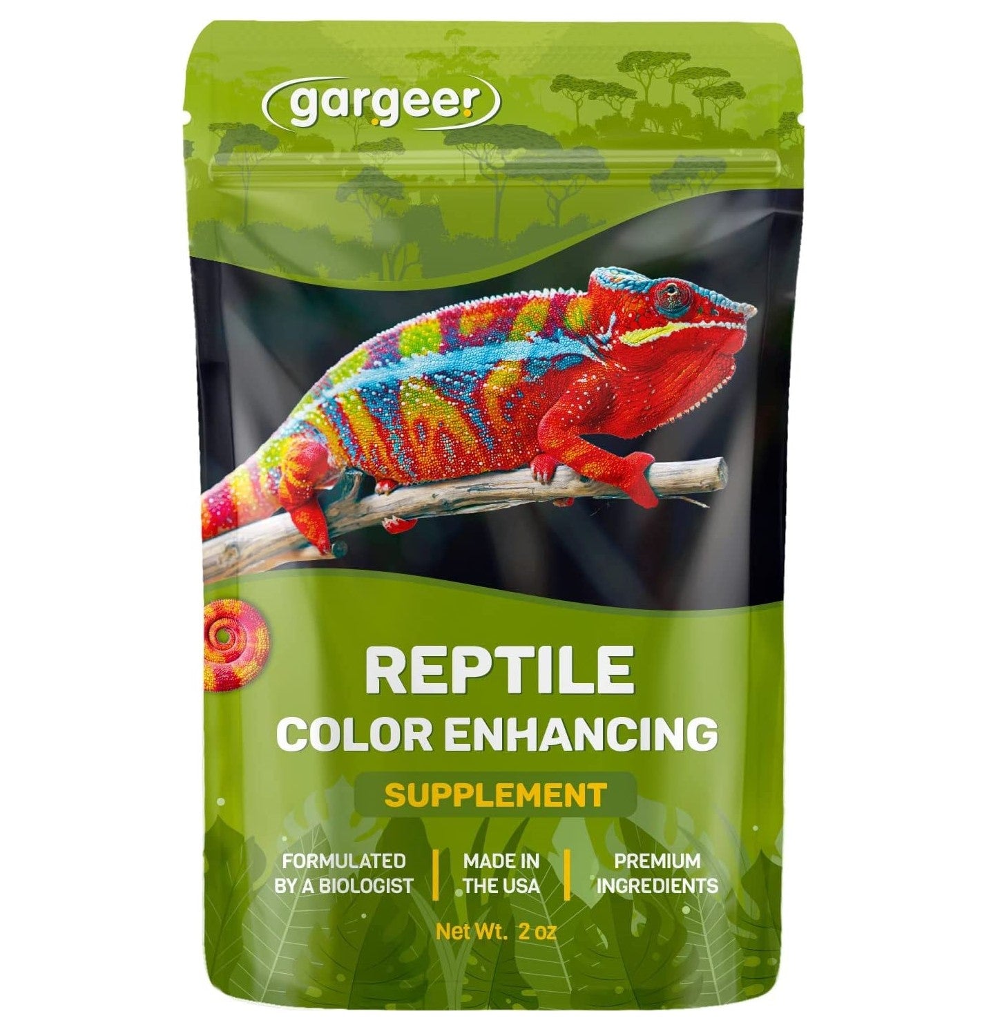 Gargeer All Reptiles Color Enhancer. Magnify Vibrant Colors, and Boost Health with Much Needed Minerals and Vitamins