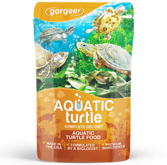 3oz Aquatic Turtle Food Complete Gel Diet for Hatchlings, Juveniles & Adults