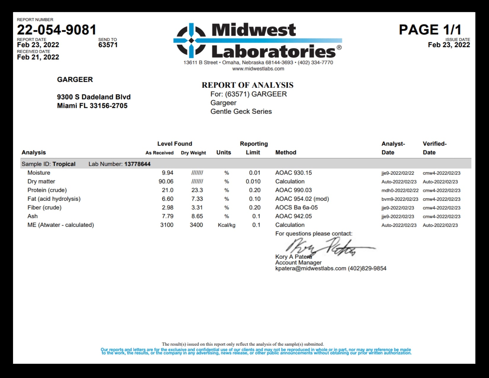 Complete Crested Gecko Food Diet Tropical