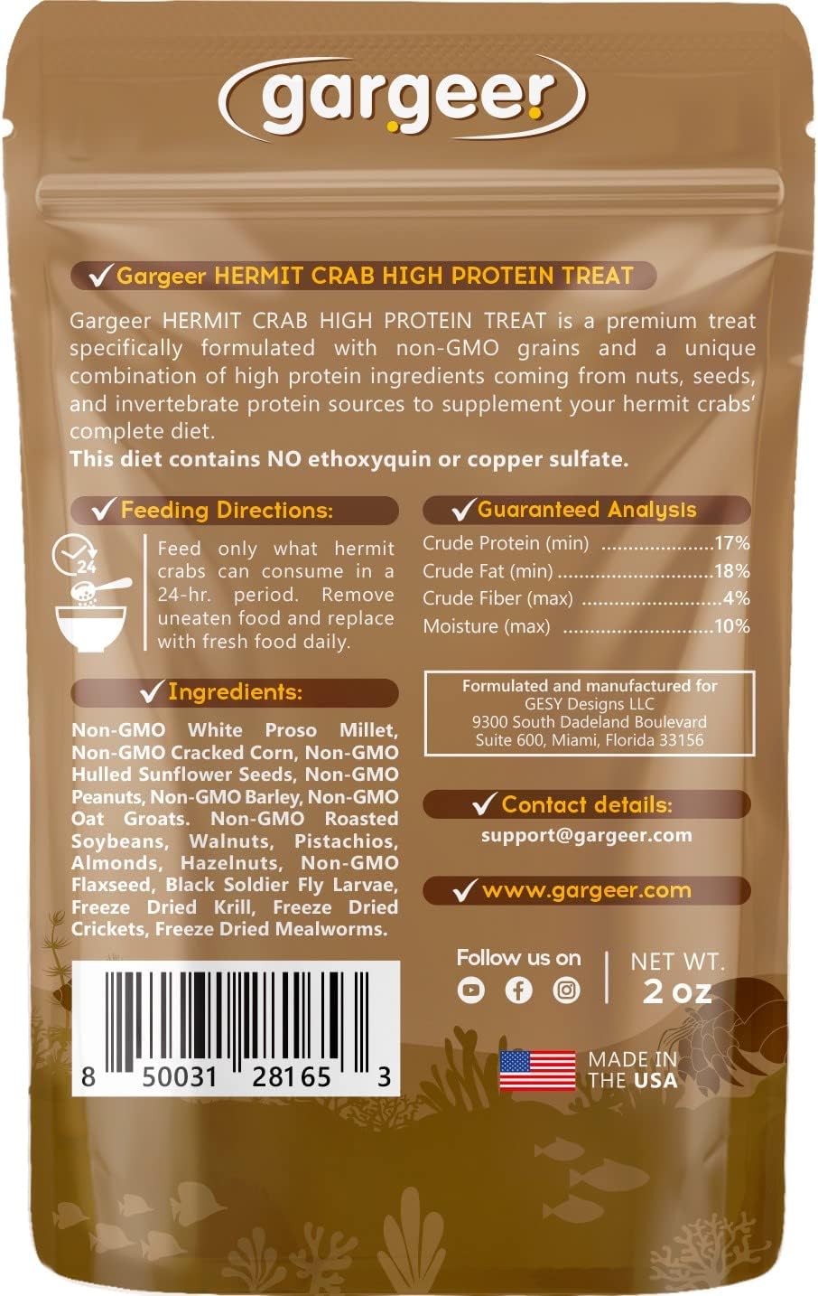 Hermit Crab Protein Treat