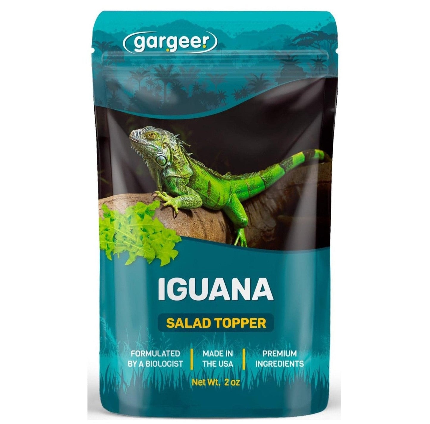 2oz Iguana Food Supplement, Flower Salad Mix Topper. Supercharge Juveniles & Adults Appetite, Health & Immune System. Complete Diet, Rich with Vitamins, Made in The USA. Enjoy!