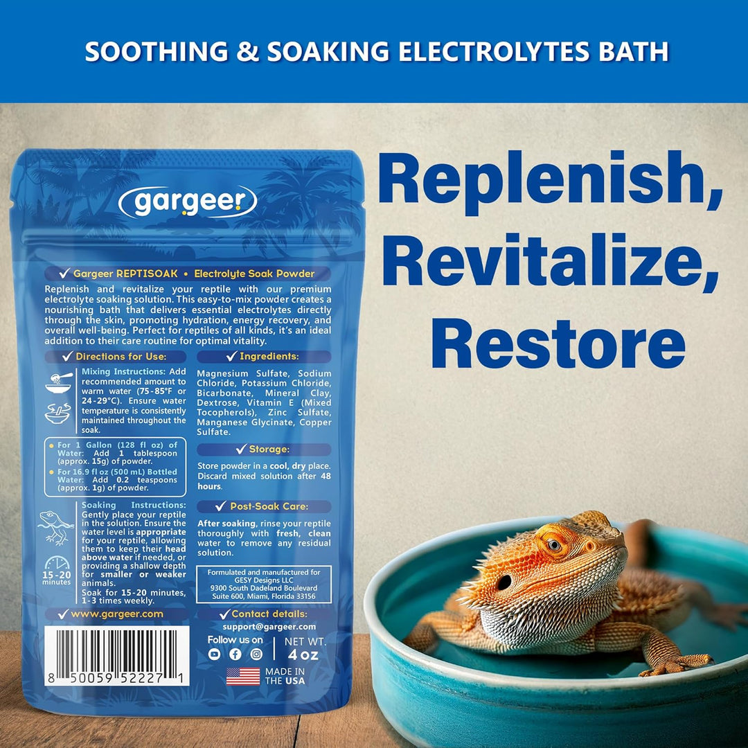 Back of the pouch for the electrolyte soak powder for hydration and recovery, with the GMP-certified seal