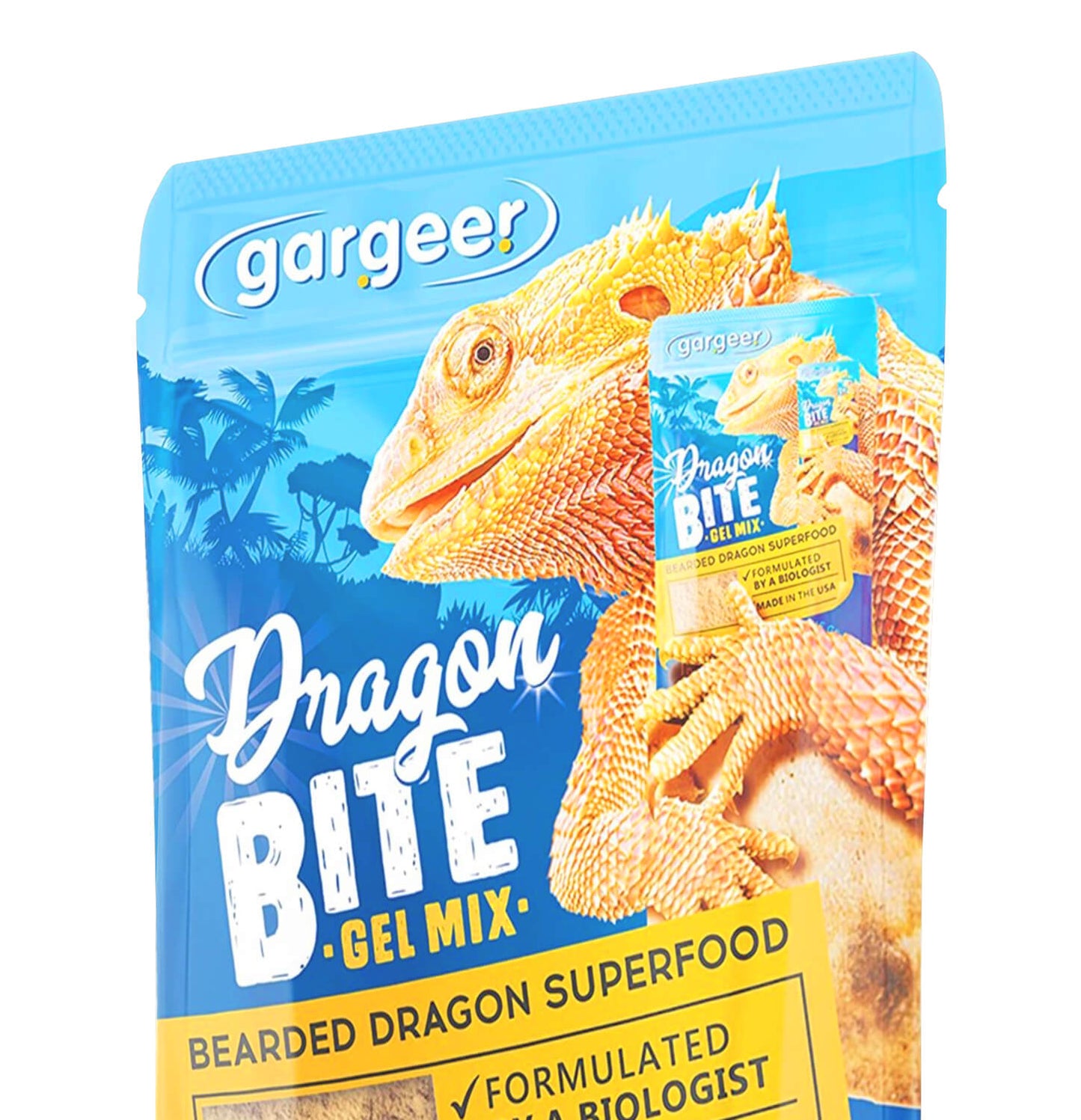 Bearded Dragon Food Complete Gel Diet for Both Juveniles and Adults