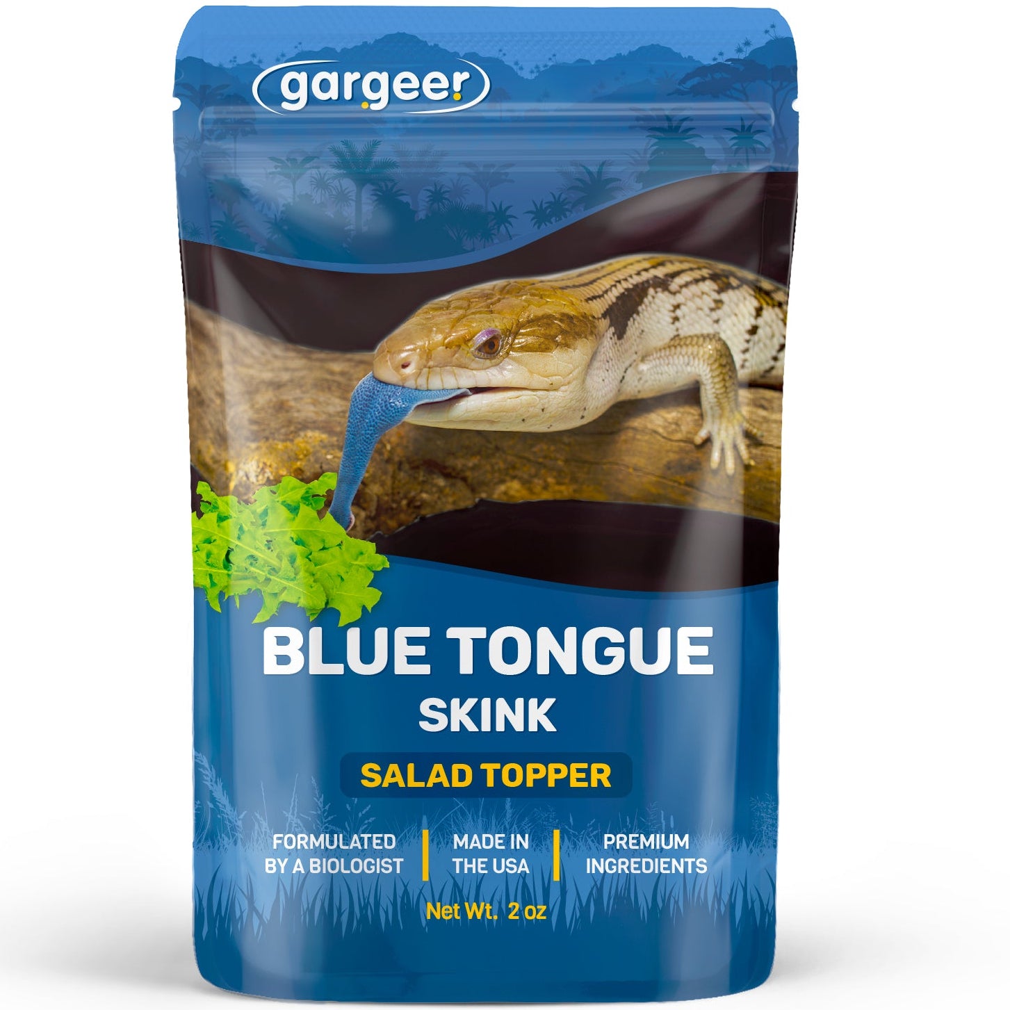 Blue Tongue Skink Salad Topper
