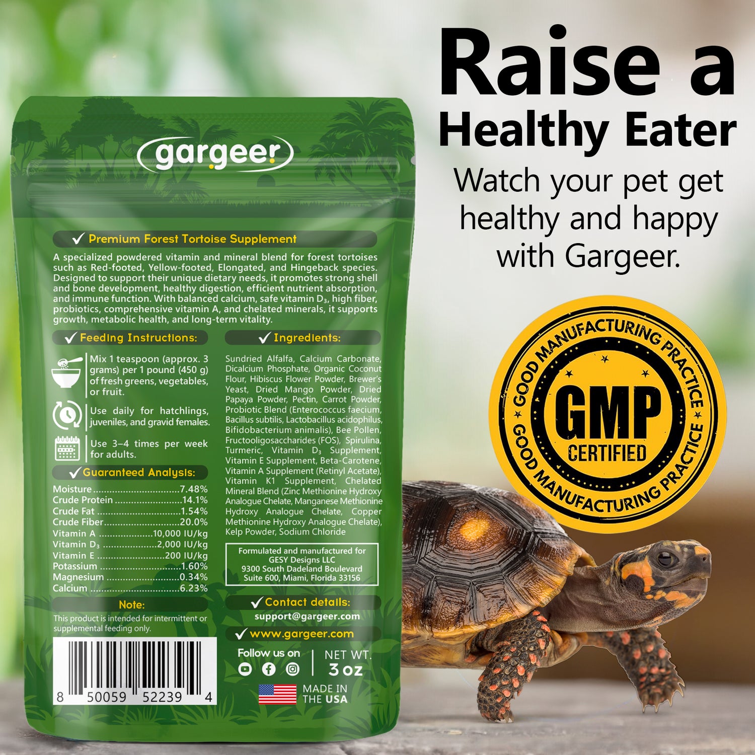 Forest Tortoise Multivitamin & Minerals Supplement