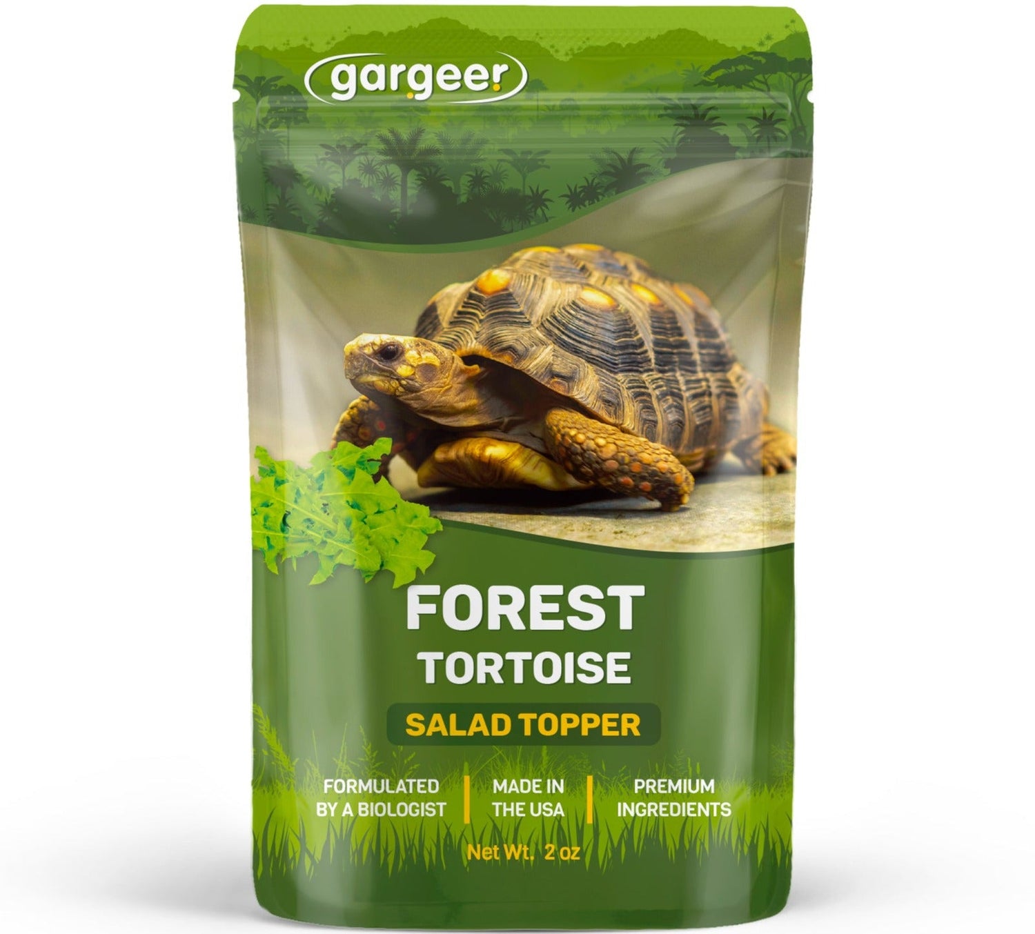 Forest Tortoise Salad Topper