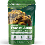 Front of the 2 oz pouch of multivitamin and mineral supplement for forest tortoises