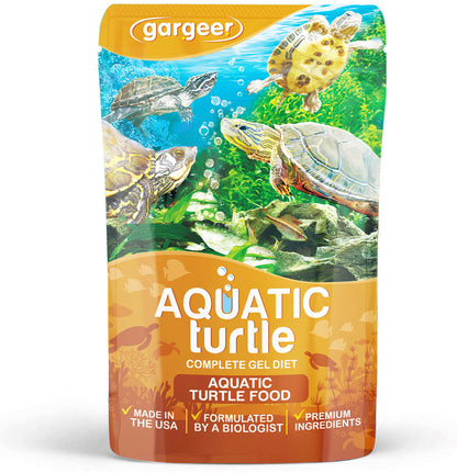 3oz Aquatic Turtle Food Complete Gel Diet for Hatchlings, Juveniles & Adults