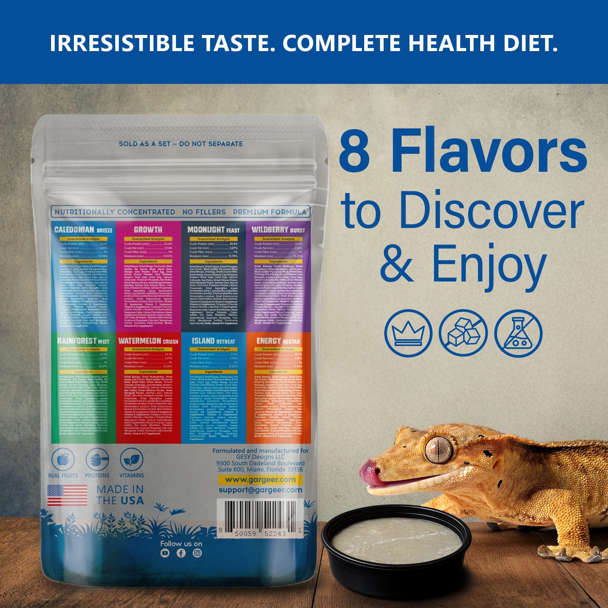 Picky Geck' - 8 Flavors Discovery Kit